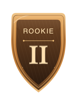 Rookie 2 rank badge